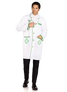Doctor, costume jacket, long sleeves, pockets, buttons